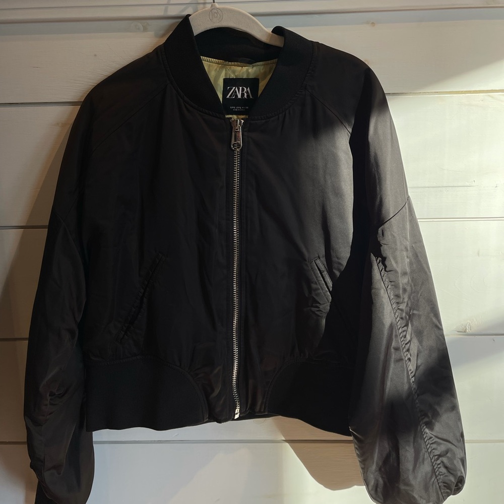 Zara Women’s Bomber Jacket.